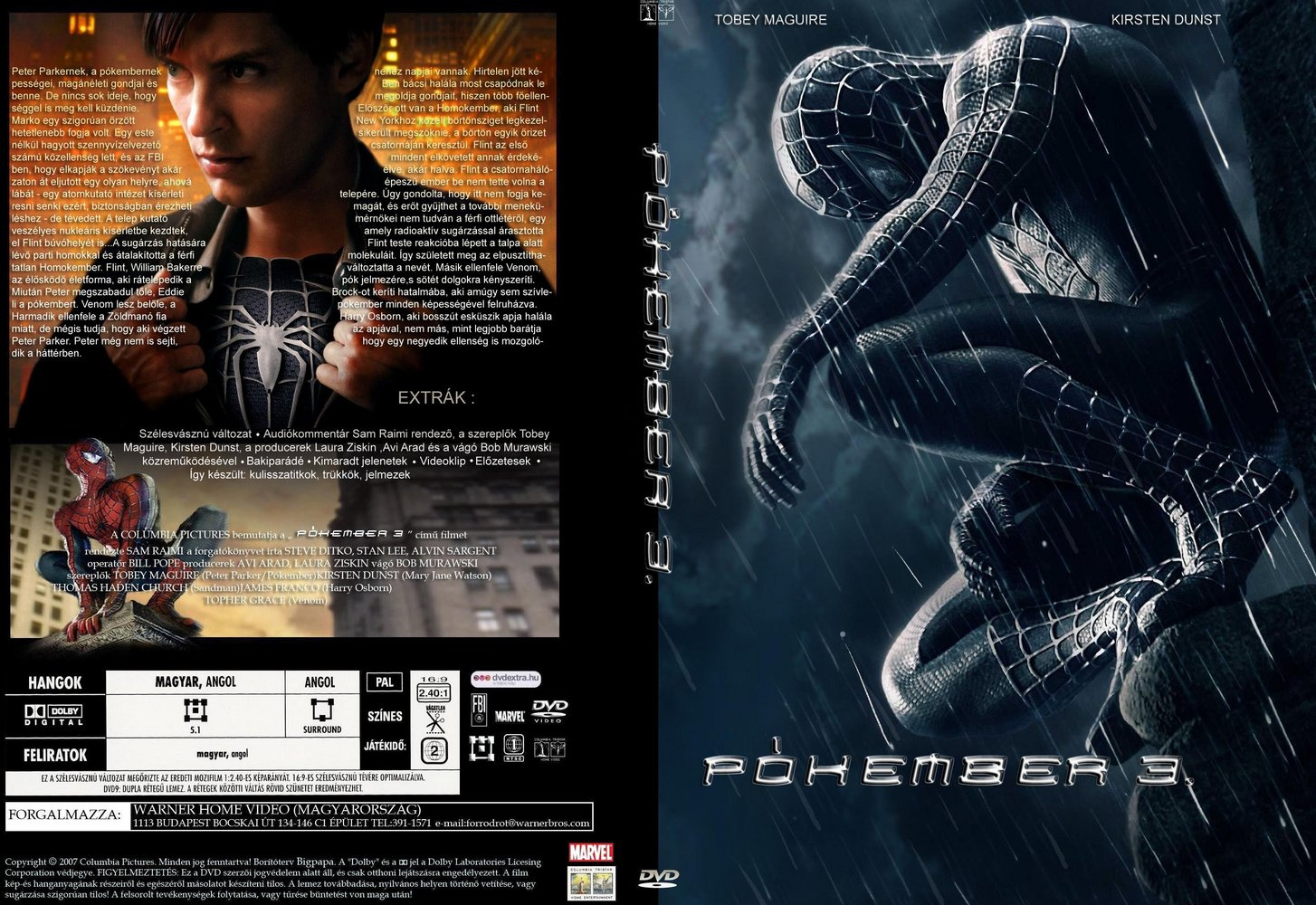 Spiderman 3 Hungarian