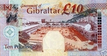 Gibraltár 10 Font H