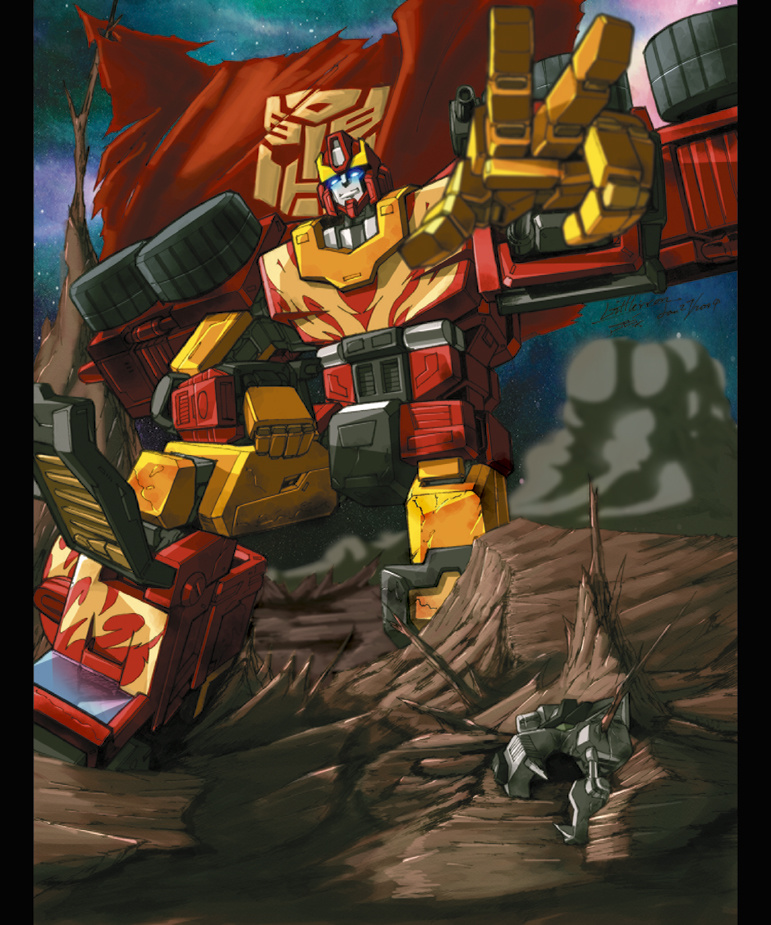 LittleIrons Energon Rodimus by dcjosh