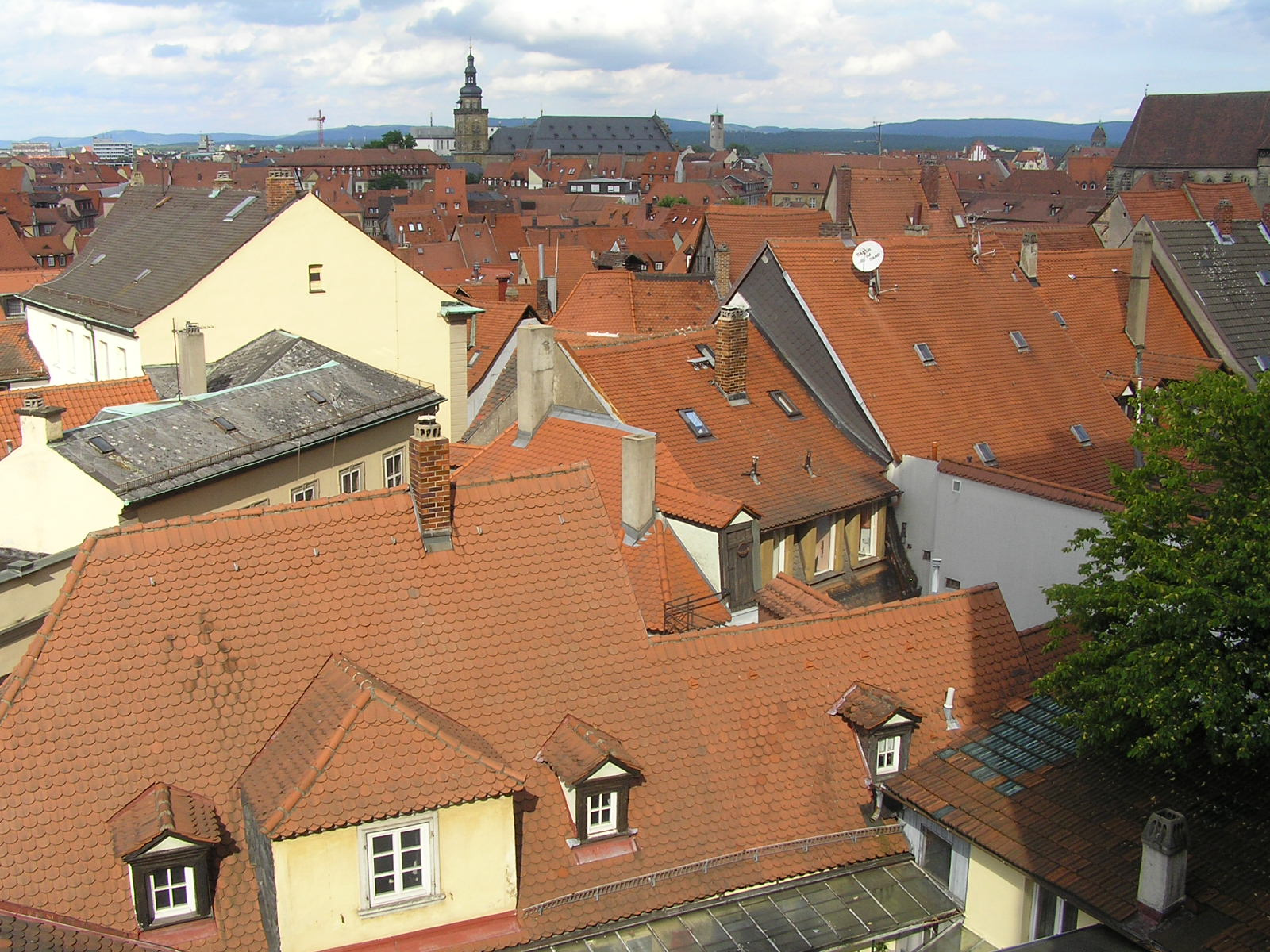 931 Bamberg háztetői
