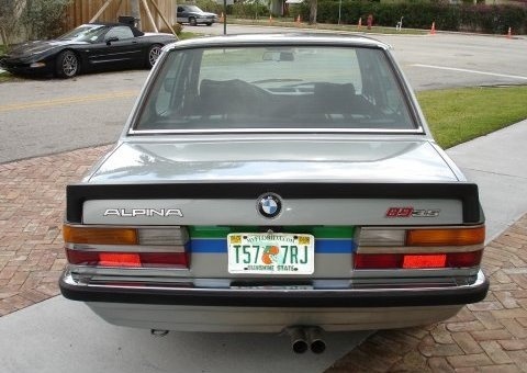 1983 BMW e28 Euro M5 Alpina B9 For Sale Rear 1