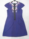 90713A-23A PRADA BLUE COTTON JERSEY DRESS SIZE 2 4 6(BACK) PRICE