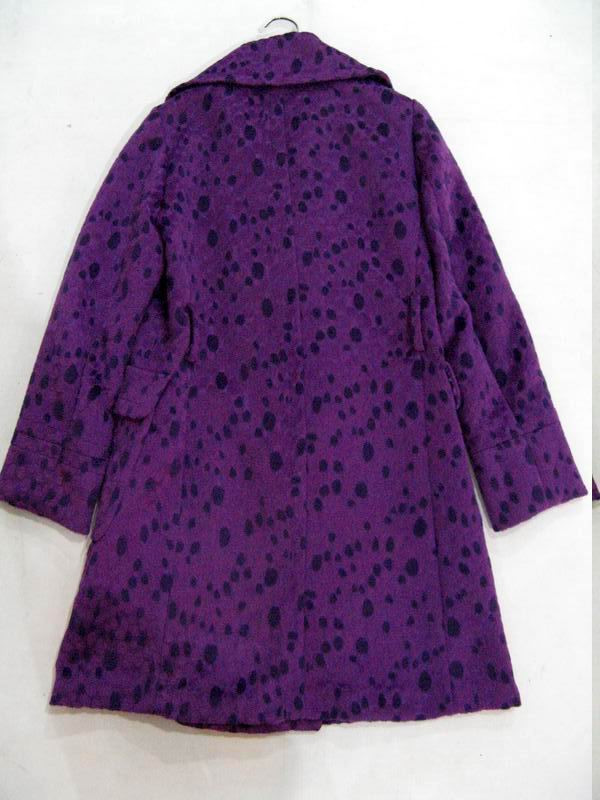 91009B-20A  CK PURPLE COTTON COAT SIZE 2 4 6 (BACK) PRICE USD54