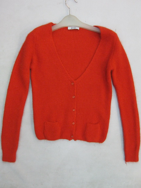 91015A-41A MOSCHINO RED WOOLLEN KNITWEAR TOP SIZE 2 4 6 PRICE US