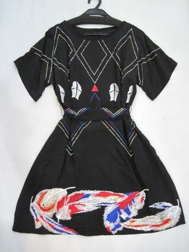 90807A-22 ANNA SUI BLACK SILK DRESS SIZE 2 4 6 PRICE USD 45[2]