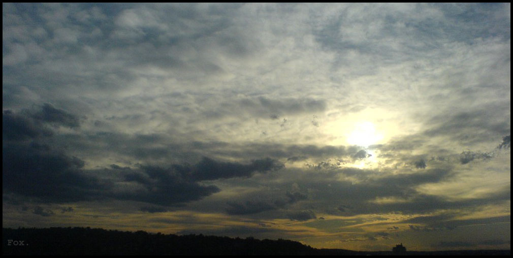 Yellow and Blue sunset