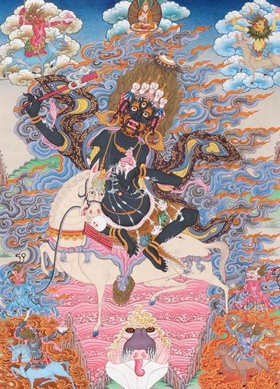 goddess palden lhamo who rides on a sea of blood tr31 (Medium)