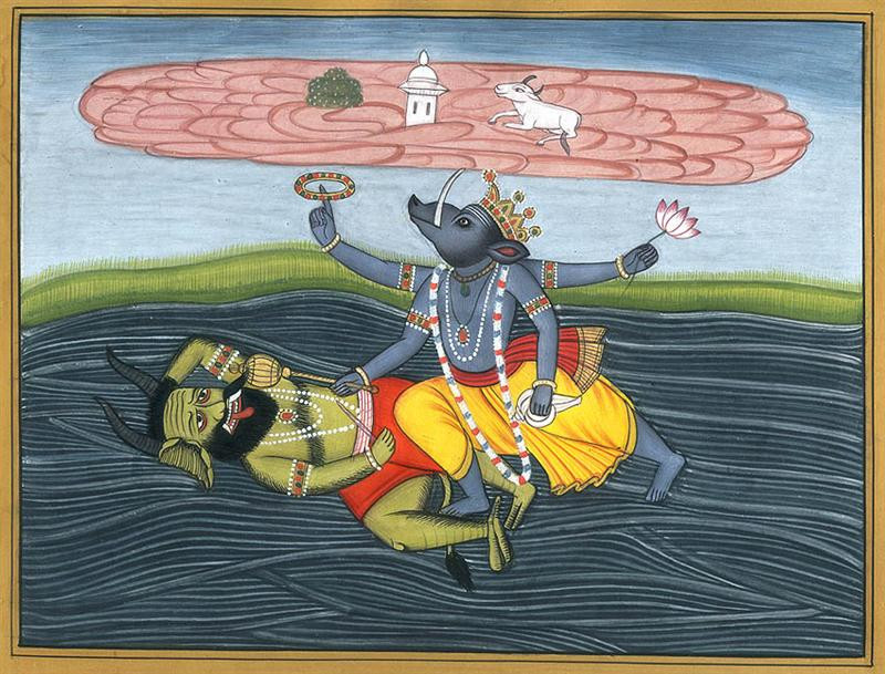 varaha incarnation of lord vishnu hj10 (Medium)