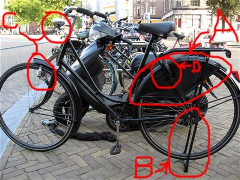 po5s amsterdam bicycle mono (Medium) (Medium)