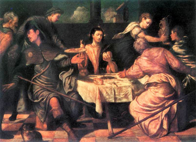 16 TINTORETTO THE SUPPER AT EMMAUS