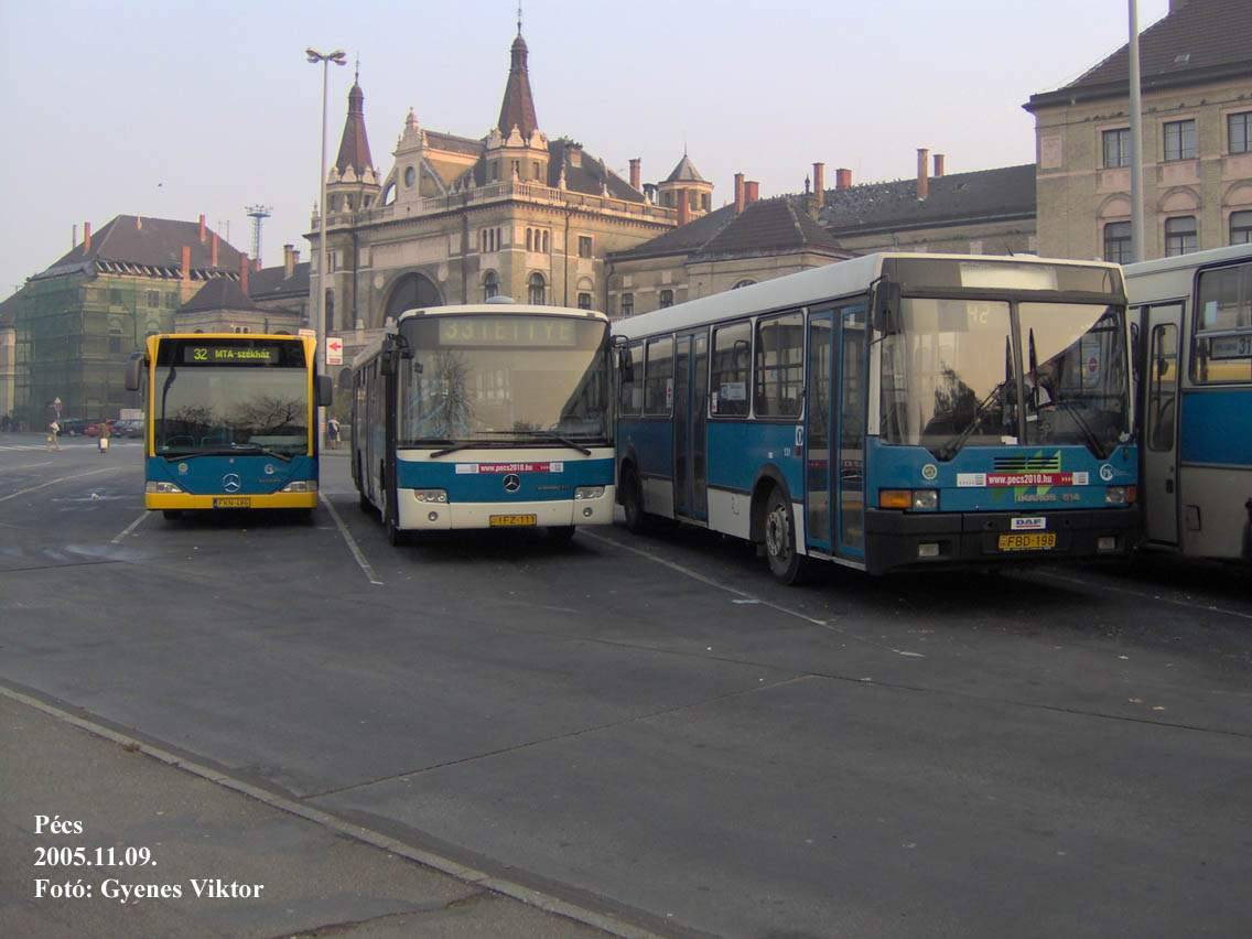 Mercedes Citaro-FKN-486+Mercedes Conecto-IFZ-111+Ikarus 415-FBD-