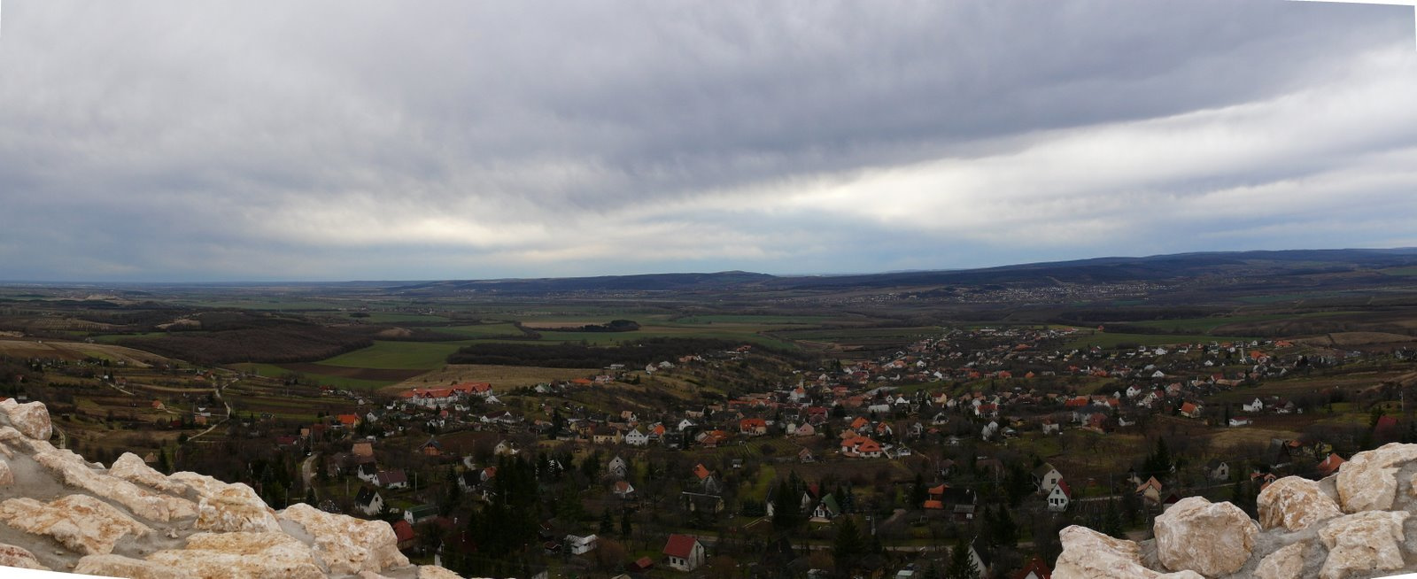 Panoráma a csókakői várból